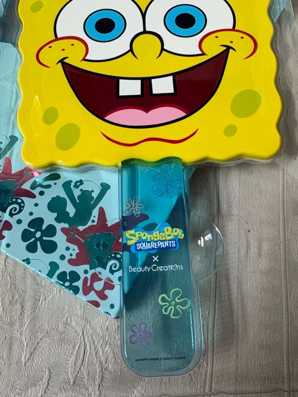 Beauty Creations SpongeBob SquarePants Handheld Makeup Mirror BNIB